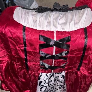 Womens 6x Little Red Riding Hood Costume